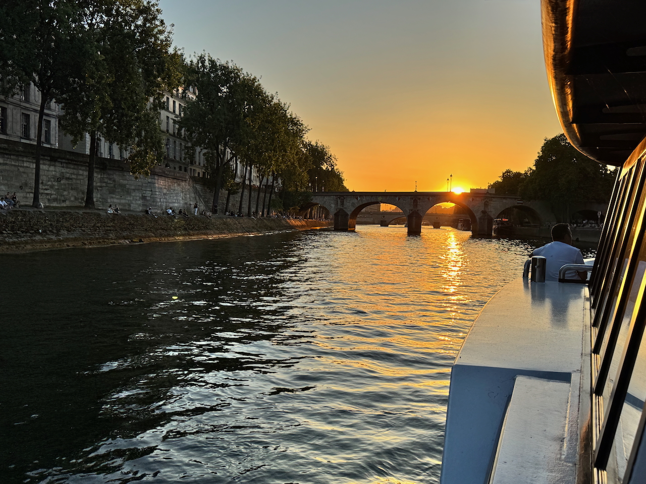 Sunset on the Seine